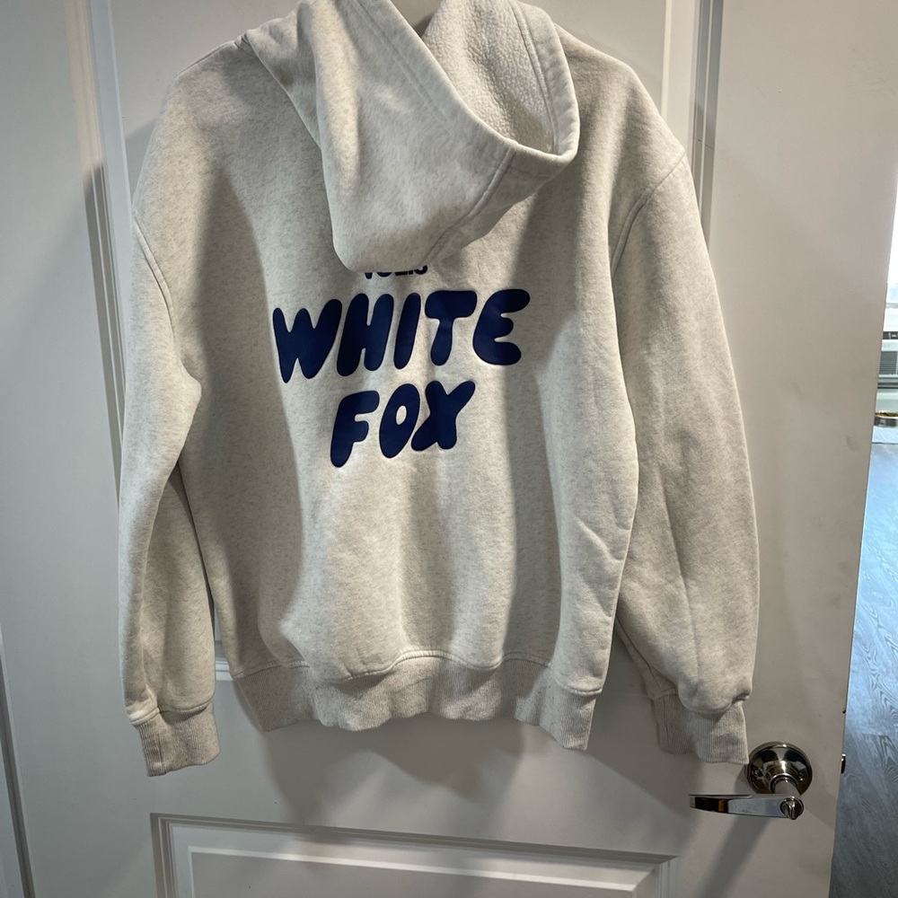 White Fox Boutique Cream Pullover Hoodie - Picture 4 of 9